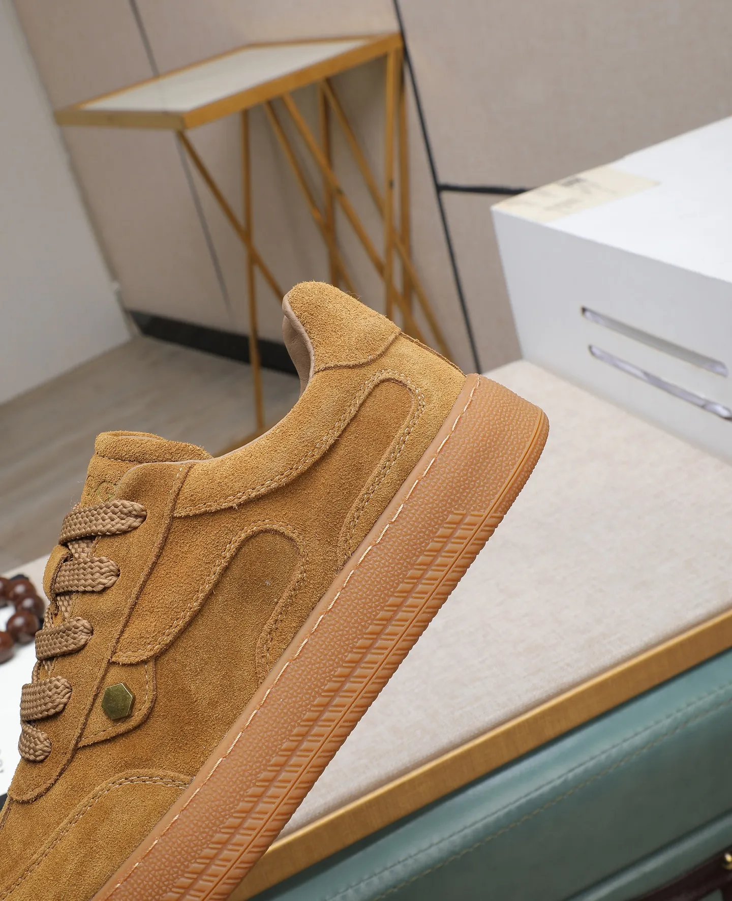 Men's shoes 💰540 IUGGI new retro presbyopia men's shoes, casual and versatile, full of high-end sense, fashionable, luxury and personalized style, joint style, retro presbyopia factor, full of handsome style, first layer suede cowhide, lining wool, rubber outsole, light and non-slip size: 39-44